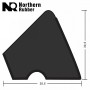 Комплект резины U-118 12ф Northen Rubber (181 см) пирамида